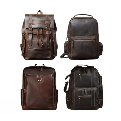 LEATHER BACKPACK  — view 3
