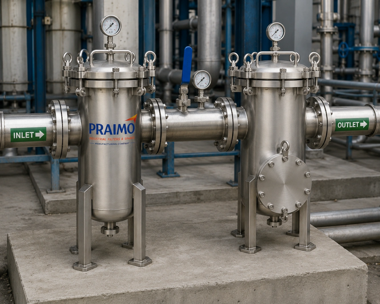 Industrial Basket Strainer – Stainless Steel Liquid Pipeline Filtration — view 4