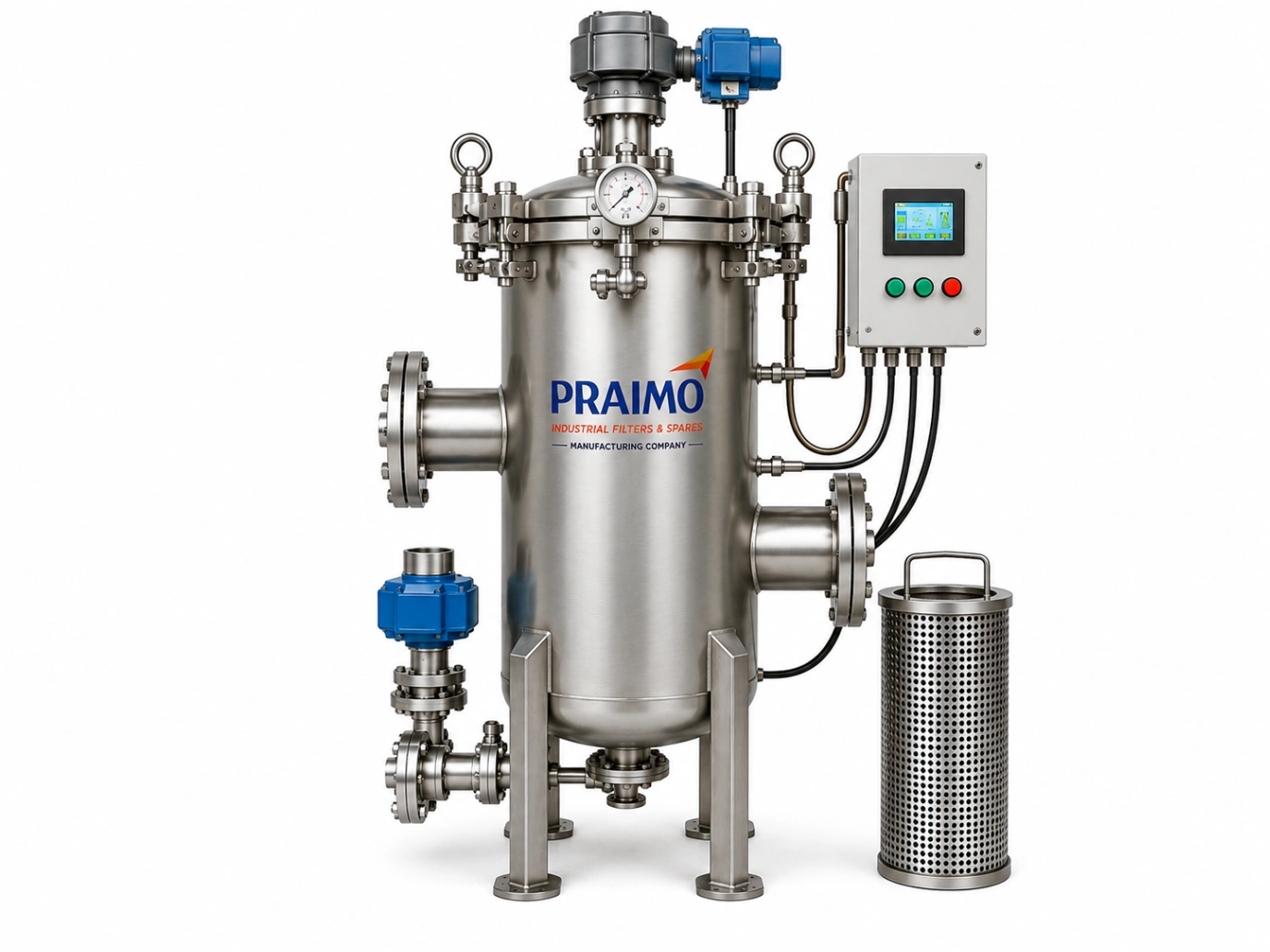 Automatic self-cleaning industrial liquid filtration equipment — view 2