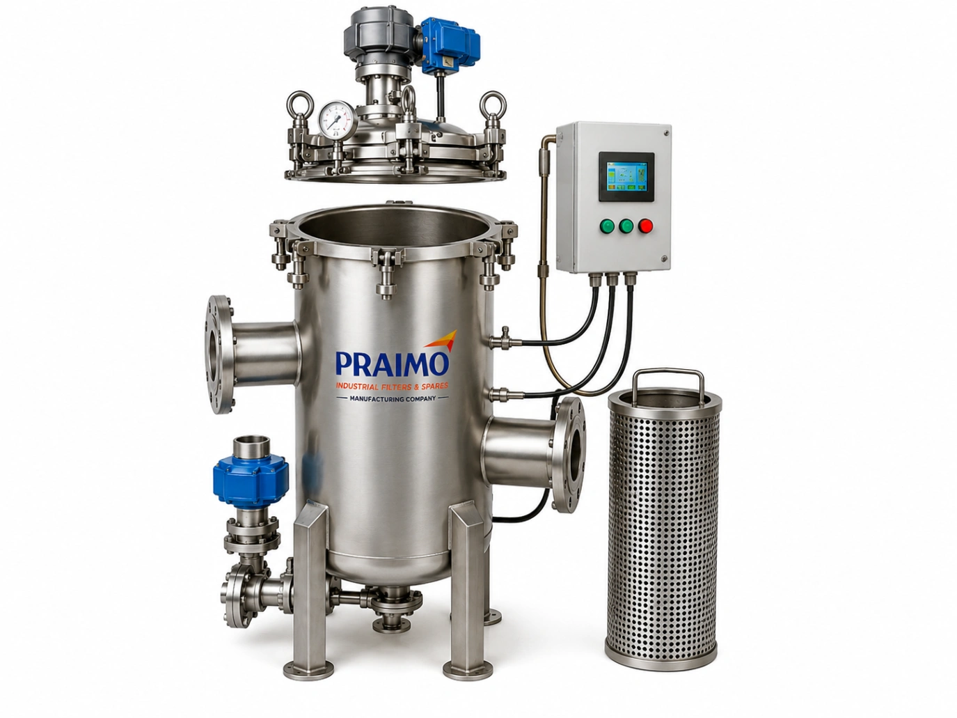 Automatic self-cleaning industrial liquid filtration equipment — view 5