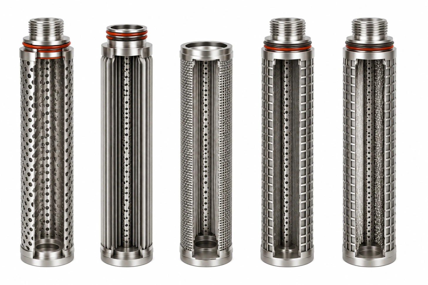 Stainless Steel Filter Cartridge – Reusable Industrial Filtration Element — view 2