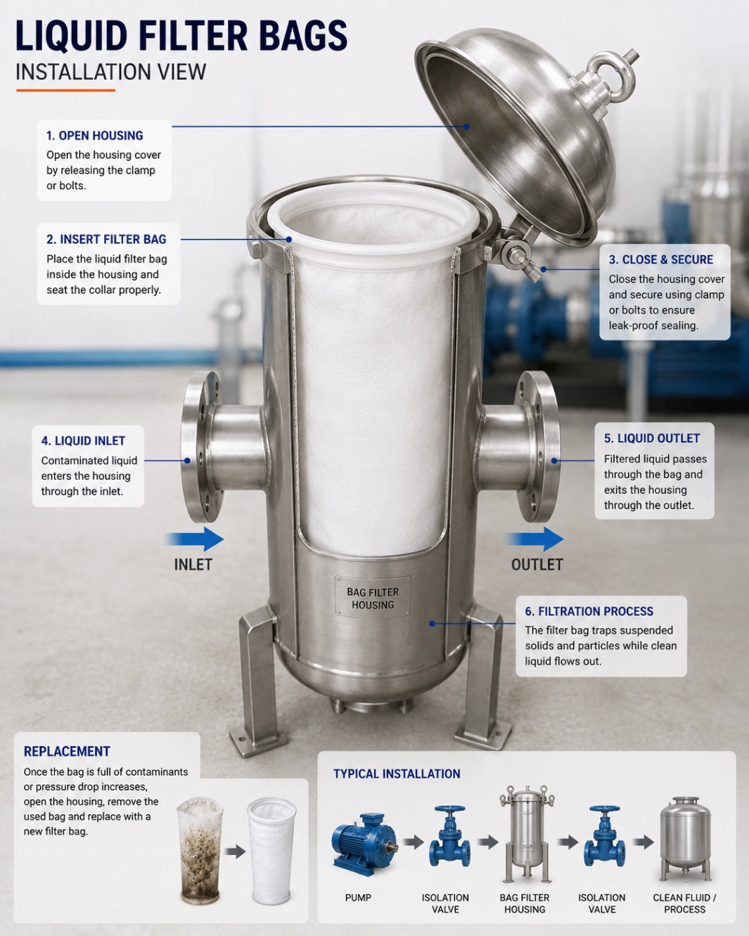 Liquid Filter Bags – Industrial High-Flow Liquid Filtration — view 4