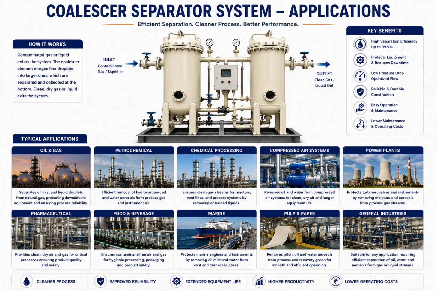 Coalescer Separator System – Industrial Oil, Gas & Liquid Separation — view 5