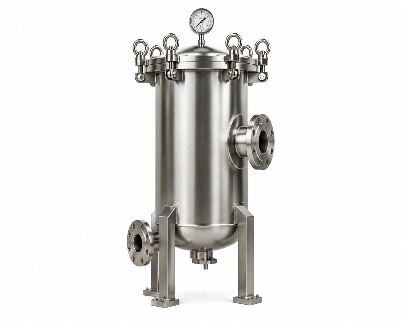 Single Cartridge Filter Housing – Industrial Stainless Steel Liquid Filtration — view 2