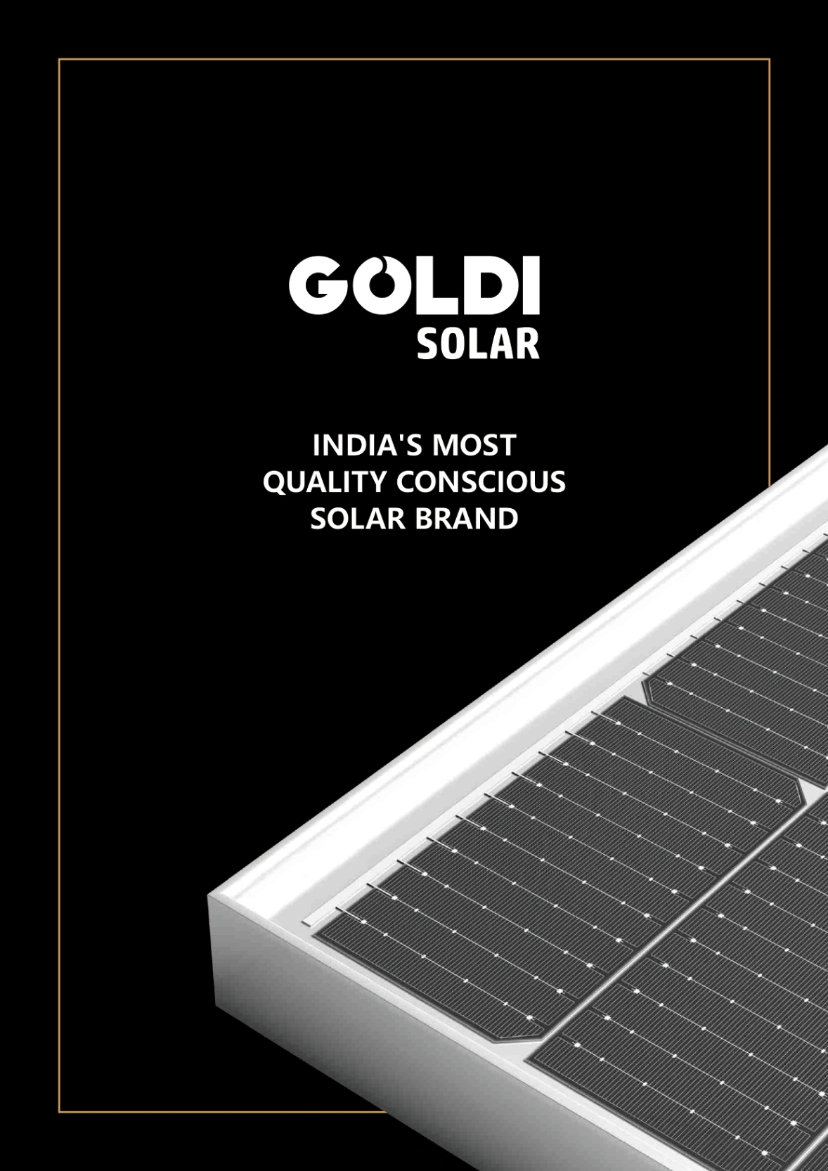 Goldi Solar 525-550W HELOC Pro Series Bifacial Transparent Backsheet 144 Half-Cells Efficiency 21.30% — view 4