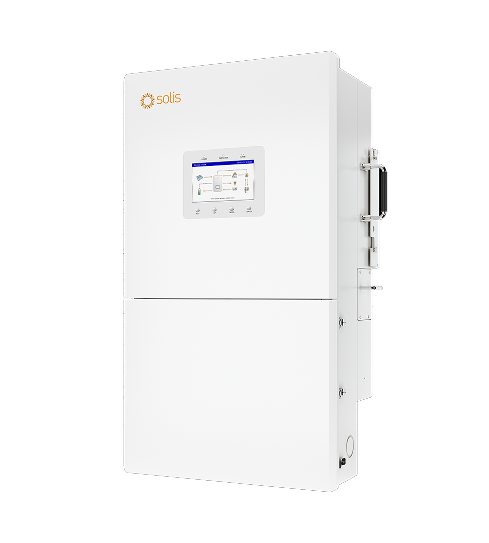 Solis 12kW Hybrid Energy Storage Inverter, 3 MPPTs, 12kW Rated Output, Max. Efficiency 96.0% — view 2