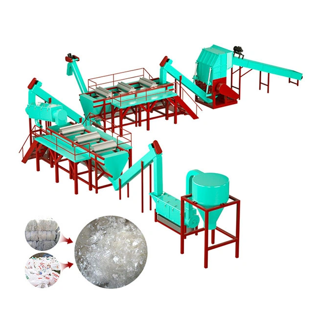 Factory Price Energy Efficiency PP PE Film Woven Bag Washer — view 2