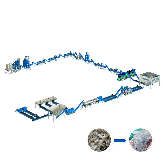 Hot Sale Fibre Grade PET Bottle Cleaning System with Hot-Washer